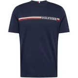 Tommy Hilfiger Majica nočno modra / rdeča / črna / bela