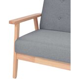  2-dijelna garnitura od tkanine svijetlosiva | Eponuda.com