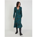 Orsay Dark green women's patterned midishats - Ladies Cijene