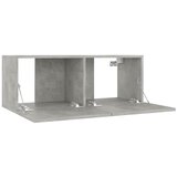 TV ormarić boja betona 80 x 30 x 30 cm od konstruiranog drva | shoptok.hr
