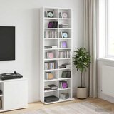 Cd ormar Bijela 65 x 23,5 x 175 cm Konstruirano drvo | shoptok.hr