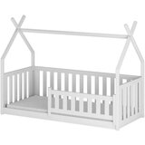  Drveni dječji krevet Bogus - bijeli - 180x80 cm - Madrac PE pjena 8 cm-spužvasti madrac | shoptok.hr