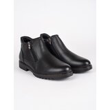Shelvt Men's black winter insulated boots Cene