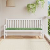 vidaXL Vrtna blazina z vzorcem listov 180x50x4 cm Oxford tkanina | Shoptok.si