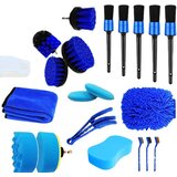 INF 21-delni komplet orodij za čiščenje avtomobila, komplet električnih krtač za vrtanje Blue, (21779287) | Shoptok.si
