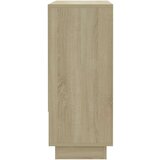 vidaXL komoda sonoma hrast 97x31x75 cm iverna plošča | Shoptok.si