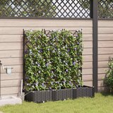  Vrtna saksija 3 pcs Crna 120 x 40 x 126 cm Plastika | Eponuda.com