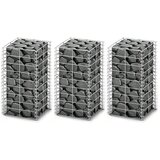 vidaXL Gabion 3 kosi pocinkana žica 25 x 25 x 50 cm Cene
