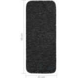 vidaXL Protuklizni otirači za stepenice 15 kom 60 x 25 cm antracit | shoptok.hr