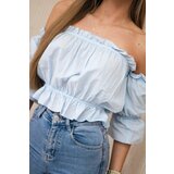 Kesi Azure blouse without shoulders | shoptok.hr