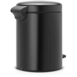 Brabantia Kanta za smeće s pedalom Newicon 5 L s plastičnim unutarnjim dijelom - Matt Black | shoptok.hr