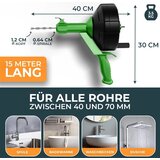 MEISTERFAKTUR avtomatska spirala za čiščenje cevi 15 m | Shoptok.si