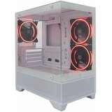 White Shark Torpedo White Kućište + 3 x Warp ventilatora Cene