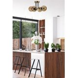 Opviq pablo 4 Lü eskitme bal Camlı avize ambergoldblack chandelier | ePonuda.com
