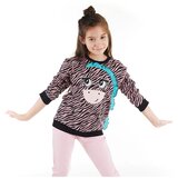 Denokids Zebra Girl Sweatshirt Cene