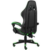 vidaXL Racing stol črno in zeleno umetno usnje | Shoptok.si