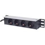 10" Rackmount 1U 1,8m 4 vtičnice za omrežne omare razdelilec, (697953)