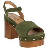 Carmela Sandali & Odprti čevlji 160623 Zelena | Shoptok.si