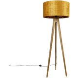 QAZQA Podeželski trinožni starinski les z zlatim odtenkom 50 cm - Tripod Classic Cene
