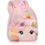 BrushArt KIDS Fluffy unicorn backpack Small otroški nahrbtnik Pink (20 x 23 cm) | Shoptok.si