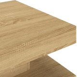  Stolić za kavu svjetlosmeđi 60 x 60 x 35 cm MDF | Eponuda.com