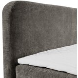 MID.YOU POSTELJA Z VZMETNICO 180 cm x 200 cm , les, tekstil siva | Shoptok.si