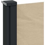  Uvlačiva bočna tenda bež 160 x 600 cm | shoptok.hr