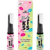 Flirty Kiss Flame & Frosty Edible Arousal Gel Strawberry & Mint 2 x 8g