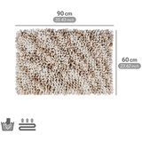 Wenko Bež tekstilna kupaonska prostirka 60x90 cm Lerici – | shoptok.hr
