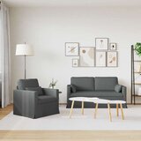 SOFA 2 pcs Tamno siva Metal | shoptok.hr