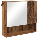 vidaXL Ogledalna omara Star les 59 x 17 x 55 cm Konstruiran les | Shoptok.si