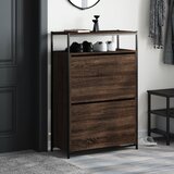 Ormarić za cipele boja hrasta 75x34x112 cm konstruirano drvo | shoptok.hr