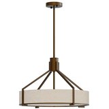 Open Design OR85648 - luster na šipci DORETTO, 4xE27/15W/230V, prečnik 50 cm, braon/bež | Eponuda.com