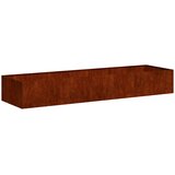  Sadilica boja hrđe 280x80x40 cm od pohabanog čelika | shoptok.hr