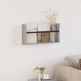  Polica za časopise s policom Zidne Siva Sonoma 60 x 12 x 30 cm | shoptok.hr