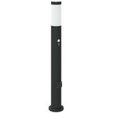  Stupić sa senzorom i utičnicom 80 cm nehrđajući čelik IP44 | shoptok.hr