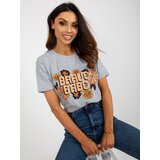 FANCY T-shirt-FA-TS-8385.07-grey Cene
