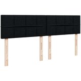 vidaXL Krevet s oprugama i madracem crni 200x200 cm od tkanine | shoptok.hr