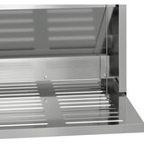 Feeder s nogom za piliće Srebrno 33 x 42 x 40 cm Cinkani čelik | Eponuda.com