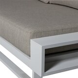 Exotan Bijela/siva vrtna sofa aluminijska (s lijevim kutom) Flint – | shoptok.hr