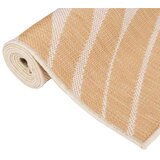 Vanjski tepih ravnog tkanja 80 x 250 cm s uzorkom lišća | shoptok.hr