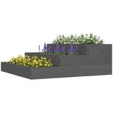  Sadilica siva 78x78x27 cm od masivne borovine | shoptok.hr