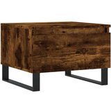 vidaXL klubska mizica 2 kosa dimljeni hrast 50x46x35 cm inženirski les | Shoptok.si