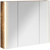  Kupaonski ormar s ogledalom Dimljeni hrast 83,5 x 15,5 x 70 cm | shoptok.hr