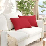vidaXL Blazine za kavč 2 pcs Rdeča 60 x 40 cm blago | Shoptok.si