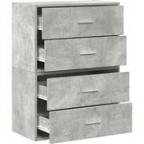 vidaXL Omarice z 2 predaloma 2 kosa betonsko siva 60x31x40 cm inž. les | Shoptok.si