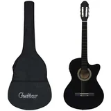 12-dijelni set gitare Western s ujednačivačem i 6 žica crni