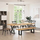 vidaXL Jedilna klop NOAIN 180x40x45 cm trdna borovina | Shoptok.si