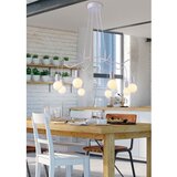 Visilica na sajli BASSO 8xE27/40W/230V bela | Eponuda.com
