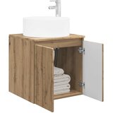  Umivaonik s policom za zid Hrast artisan 49,5 x 44,5 x 65,5 cm | shoptok.hr